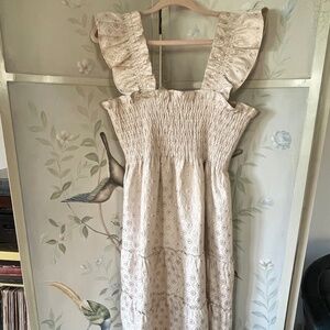 Ellie nap dress gold Jacquard limited edition